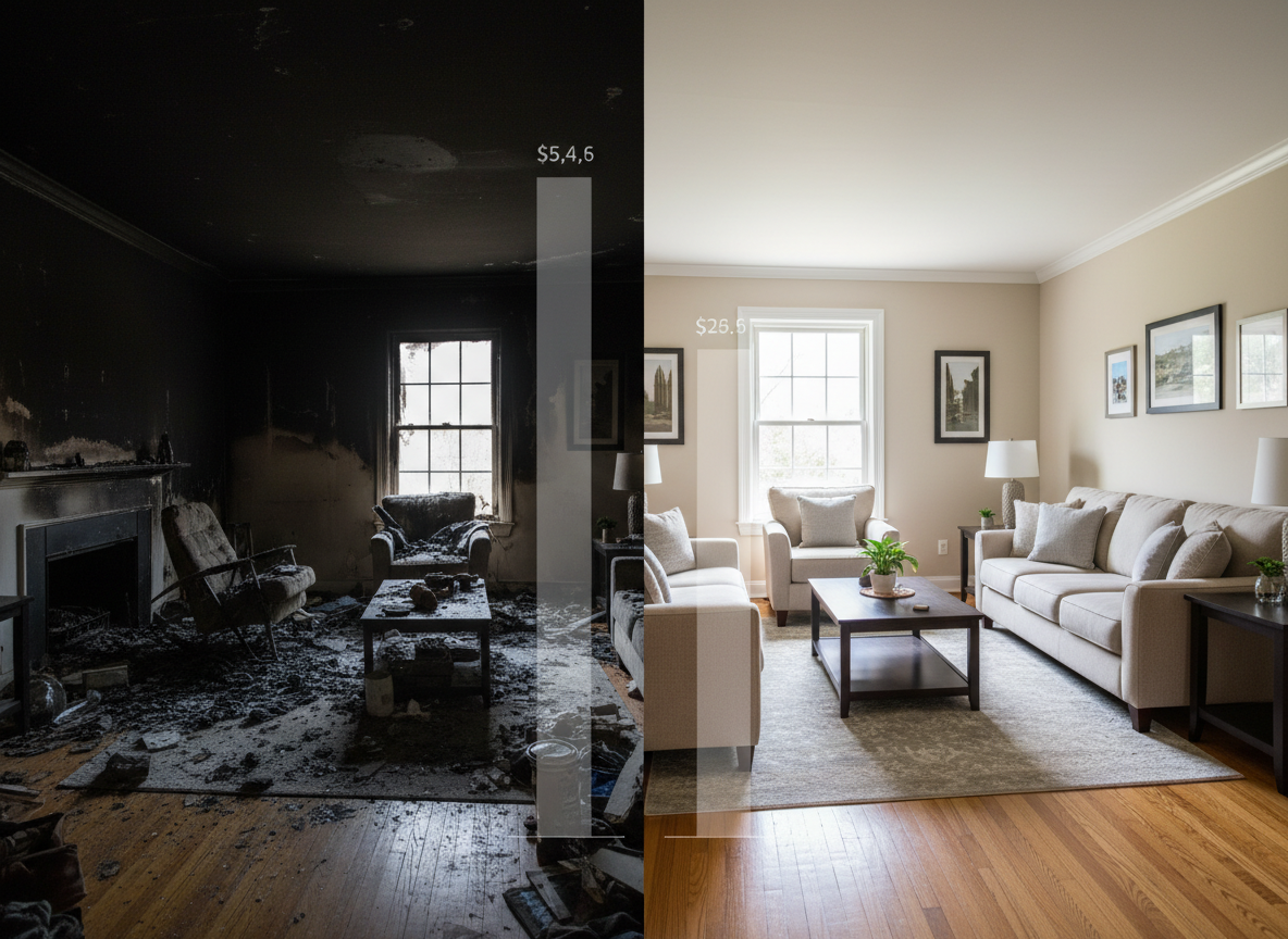 Typical Cost Ranges for Cleaning and Restoring Fire-Affected Interiors in Bryn Mawr