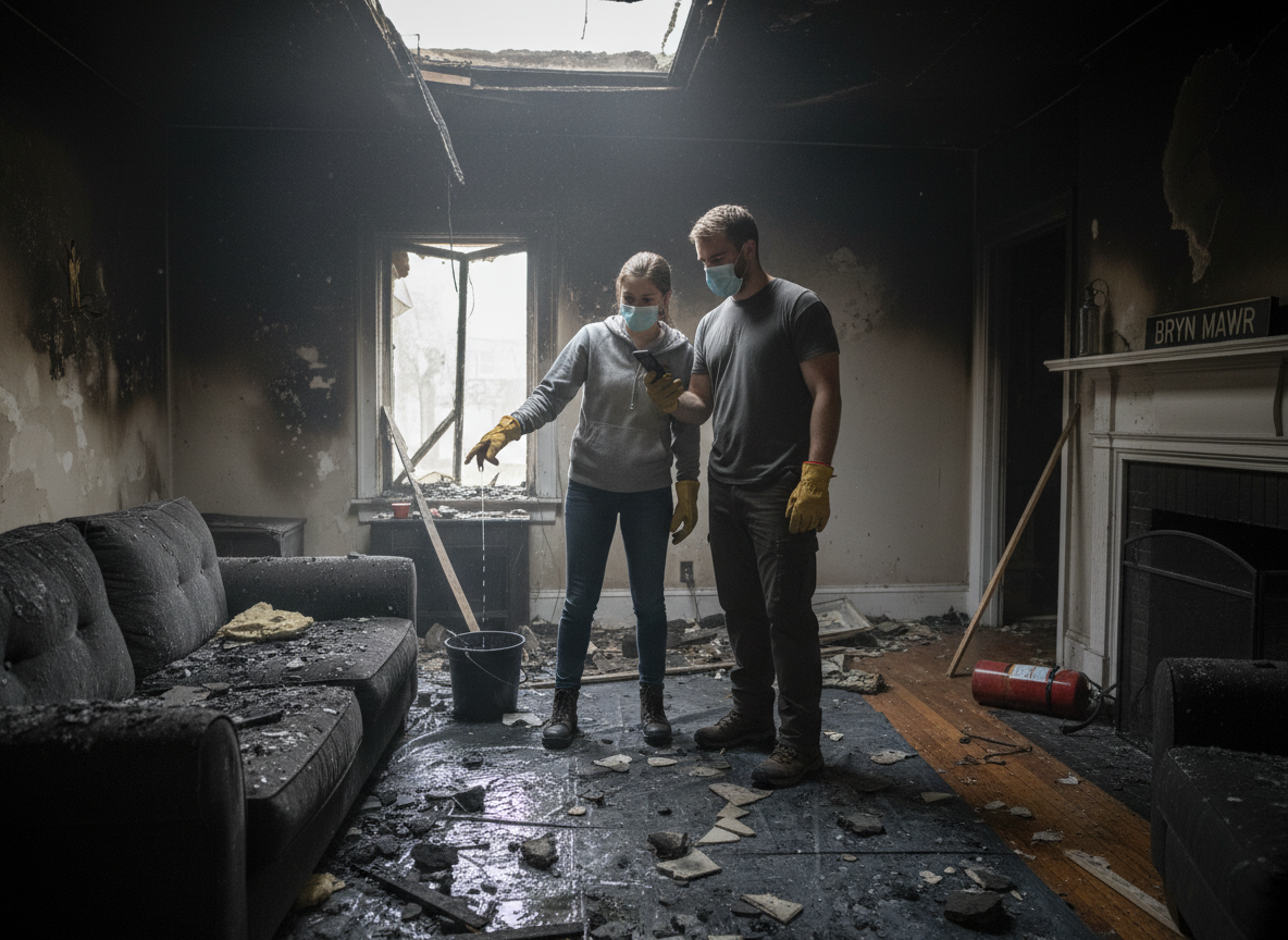 What Homeowners Should Do Immediately After Discovering Fire Damage in Bryn Mawr