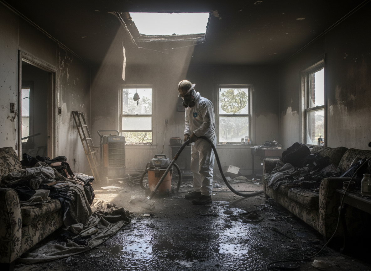 Apartment Fire Cleanup in Bryn Mawr, CA