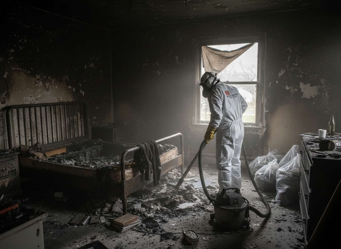 Bedroom Fire Damage Cleanup in Bryn Mawr, CA