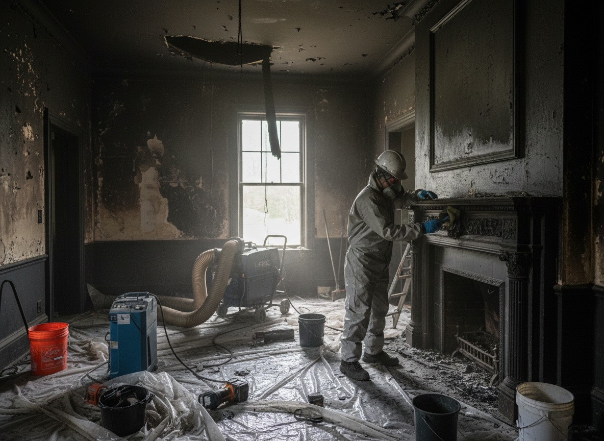 Fire and Smoke Damage Restoration in Bryn Mawr, CA