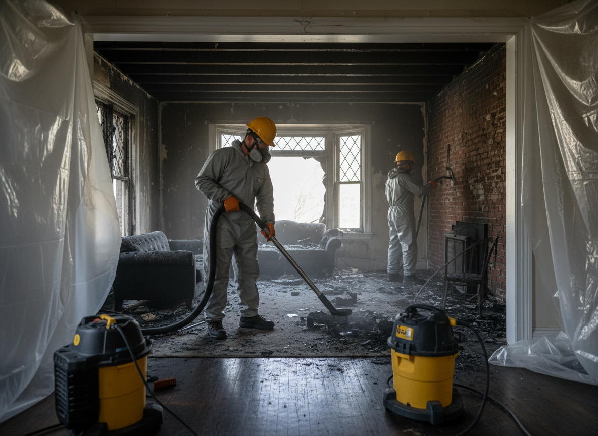 Fire Damage Clean Up in Bryn Mawr, CA